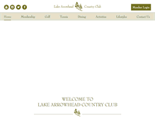 Tablet Screenshot of lakearrowheadcc.com